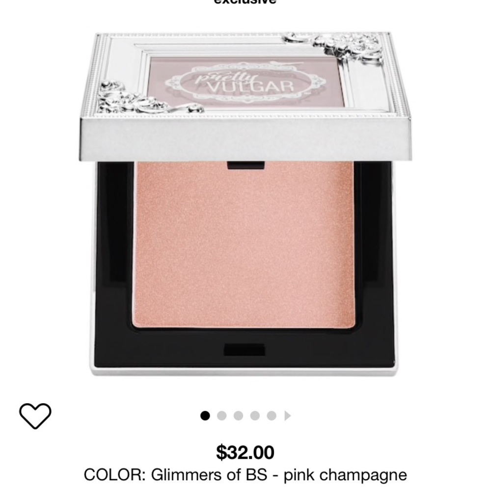 Pretty vulgar shimmering swan highlighter